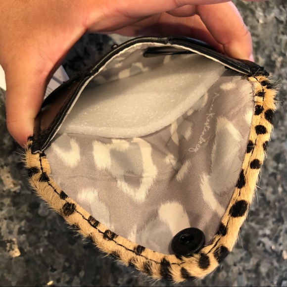 Aimee Kestenberg “Ashley”Leather & Faux Fur Pouch - Picture 9 of 12